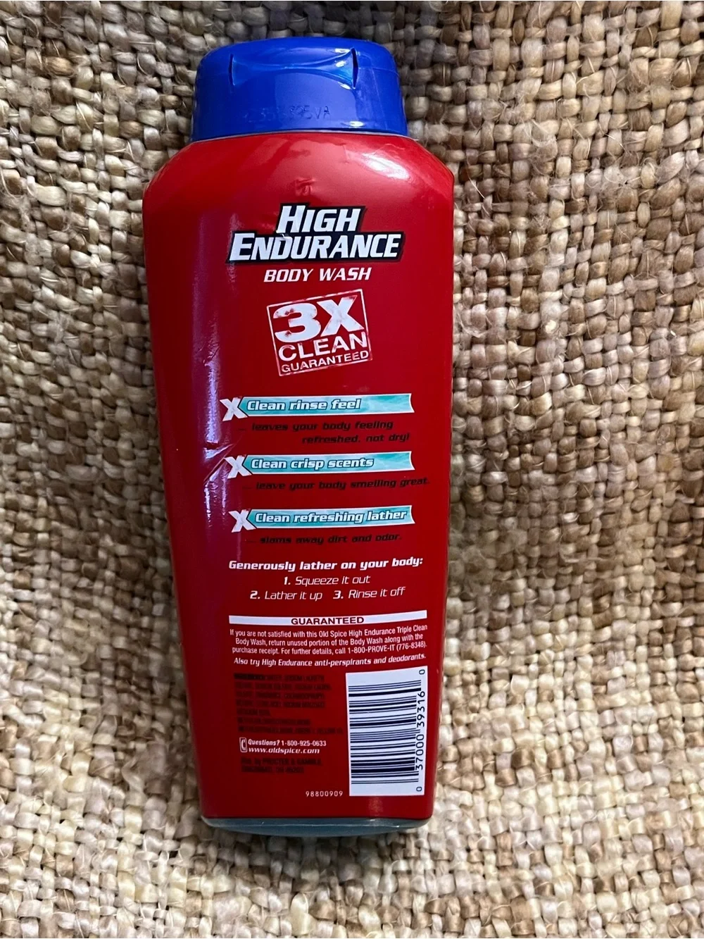 Vintage Old Spice High Endurance Body Wash Pure Sport 18 fl oz Discontinued.